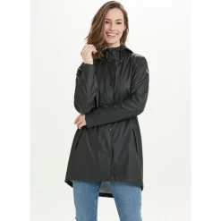 Weather Report Regntøj|Regntøj-Petra PU Regnfrakke Dame, sort