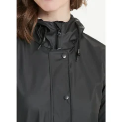 Weather Report Regntøj|Regntøj-Petra PU Regnfrakke Dame, sort