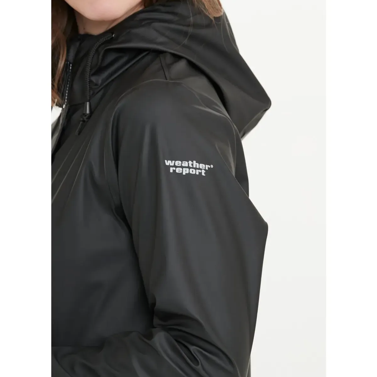 Weather Report Regntøj|Regntøj-Petra PU Regnfrakke Dame, sort
