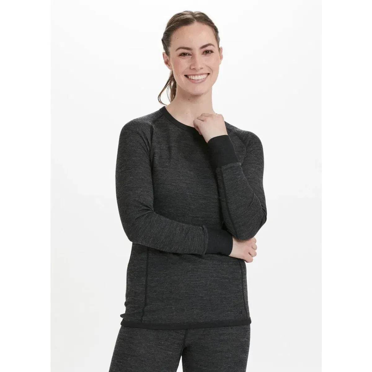 Whistler Vintertøj|Skitøj-Brandi Merinould Skiundertrøje Dame