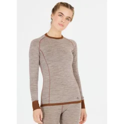 Whistler Vintertøj|Skitøj-Brandi Merinould Skiundertrøje Dame