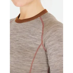 Whistler Vintertøj|Skitøj-Brandi Merinould Skiundertrøje Dame