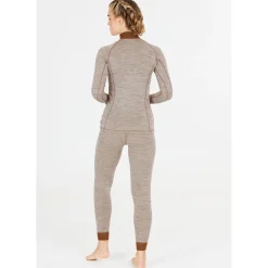 Whistler Skitøj|Vintertøj-Candee Merinould Skipulli Dame, lysegrå 1005 Light Grey Melange