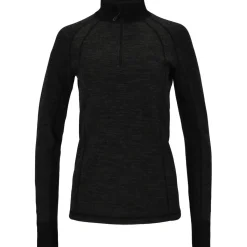 Whistler Skitøj|Vintertøj-Candee Merinould Skipulli Dame, mørkegrå 1011 Dark Grey Melange