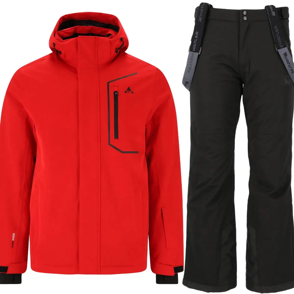 Whistler Skitøj|Skitøj-Carbon W-Pro 15.000 Skisæt Herre, true red