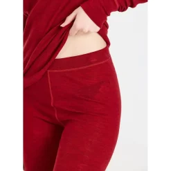 Whistler Skitøj|Vintertøj-Cerro Merinould Skiundertøjssæt Dame, sun-dried tomato 4260 Sun-dried TomatoMateriale: 85% Merinould 15% Lyocell (silkeagtigt mod huden) Funktionelt undertøj med merinould har den egenskab at holde kropstemperaturen stabil i al slags vejr. Velegnet til mange former for udendørs aktiviteter. Eller indendørs, hvis der skal spares lidt på varmeregningen.Fakta:- 85% af produktet indeholder super blødt