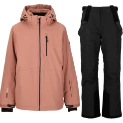 Whistler Vintertøj|Skitøj-Drizzle W-Pro 10.000 Skisæt Børn/Junior, Burlwood  1001 Black