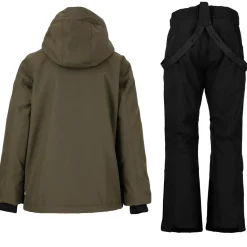 Whistler Vintertøj|Skitøj-Drizzle W-Pro 10.000 Skisæt Børn/Junior, black ink  1001 Black