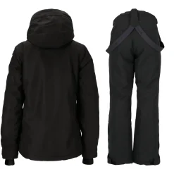 Whistler Skitøj|Skitøj-Drizzle W-Pro 10.000 Skisæt Dame, black  1001 Black