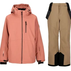 Whistler Skitøj|Vintertøj-Drizzle W-Pro 10.000 Skisæt Børn/Junior, burlwood  3040 Fallen rock