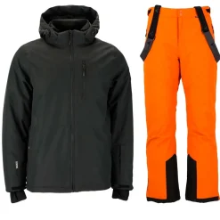 Whistler Skitøj|Vintertøj-Drizzle W-Pro 10.000 Skisæt Børn/Junior, sort  5141 Autumn maple