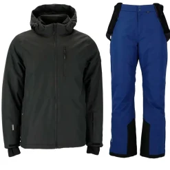 Whistler Skitøj|Vintertøj-Drizzle W-Pro 10.000 Skisæt Børn/Junior, sort  2235 Bellweather blue