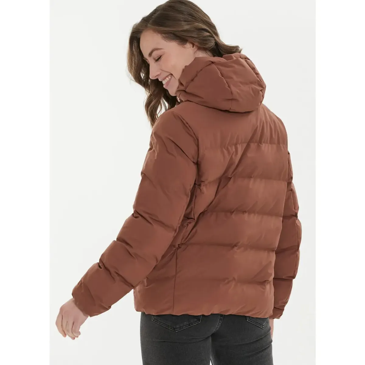 Whistler Vintertøj|Vintertøj-Janine Padded Vinterjakke Dame 5127 Marron