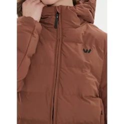 Whistler Vintertøj|Vintertøj-Janine Padded Vinterjakke Dame 5127 Marron