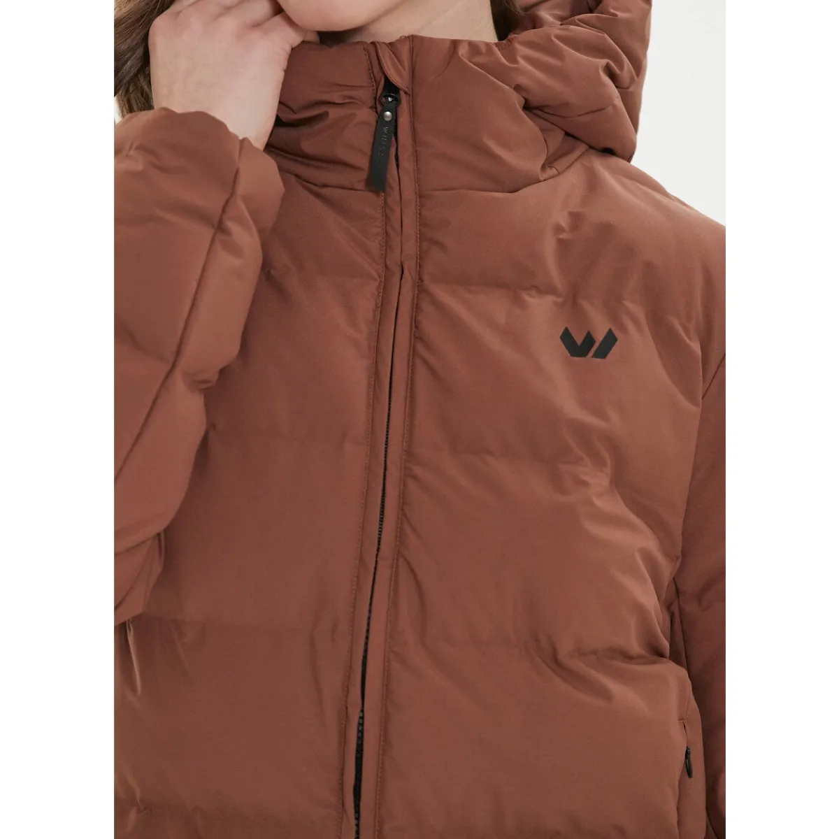 Whistler Vintertøj|Vintertøj-Janine Padded Vinterjakke Dame 5127 Marron