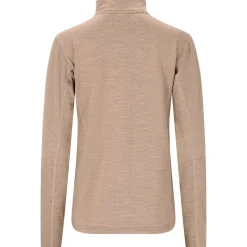Whistler Vintertøj|Beklædning-Juice Waffle Full-Zipper Midlayer Dame  Simply Taupe