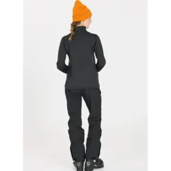 Whistler Skitøj|Vintertøj-Juice Waffle Full-Zipper Midlayer Dame Black