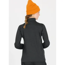 Whistler Skitøj|Vintertøj-Juice Waffle Full-Zipper Midlayer Dame Black