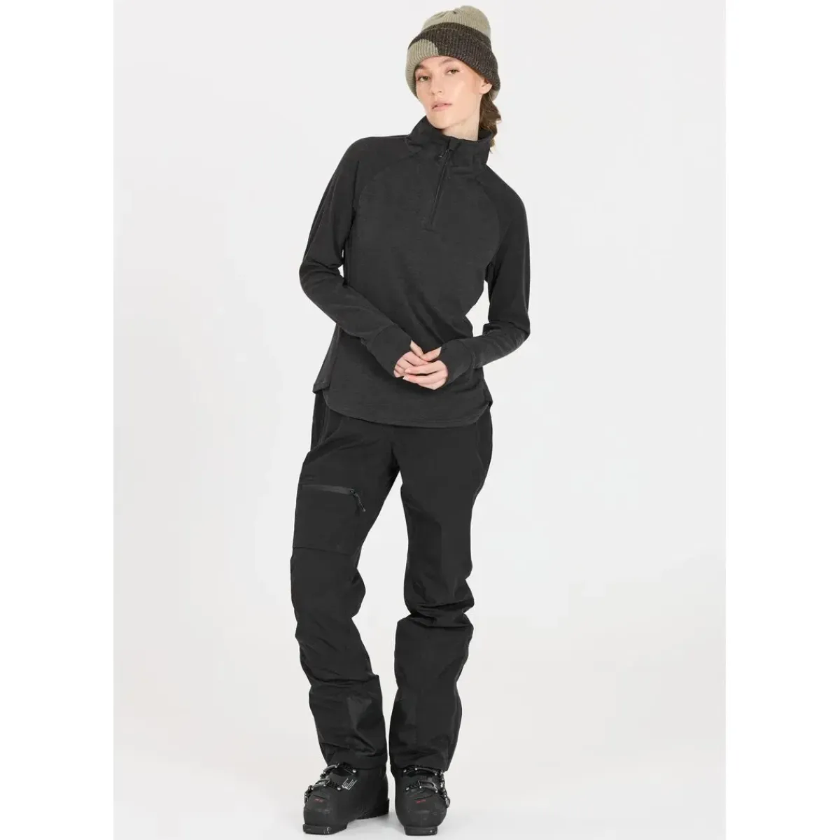 Whistler Skitøj|Beklædning-Kajsa Half-Zip Midlayer Dame