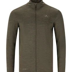 Whistler Vintertøj|Beklædning-Kalle Waffle Full-Zipper Midlayer Herre 1071 Black Ink