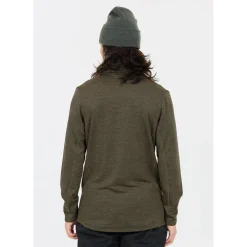 Whistler Vintertøj|Beklædning-Kalle Waffle Full-Zipper Midlayer Herre  1071 Black Ink