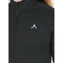 Whistler Skitøj|Beklædning-Kalle Waffle Full-Zipper Midlayer Herre  1001 Black