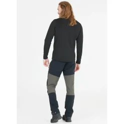 Whistler Skitøj|Beklædning-Kalle Waffle Full-Zipper Midlayer Herre  1001 Black