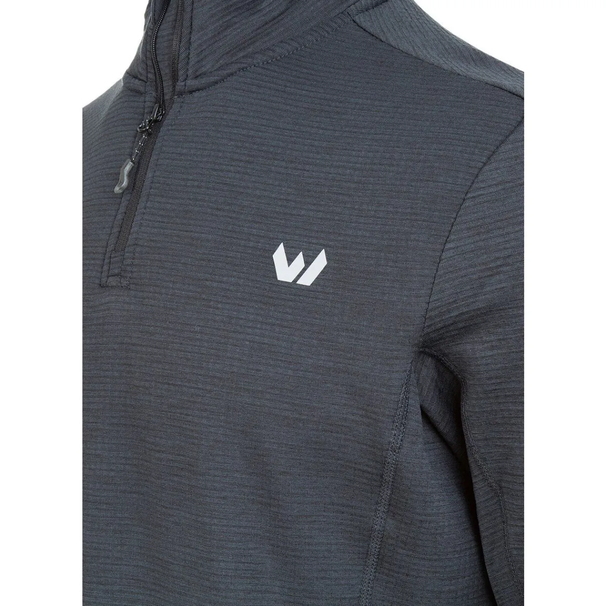 Whistler Vintertøj|Beklædning-Kalle Waffle Midlayer Herre Black