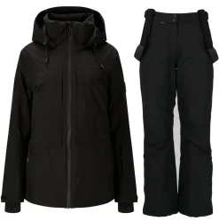 Whistler Skitøj|Skitøj-Kingland W-Pro 10.000 Skisæt Dame, black  Black