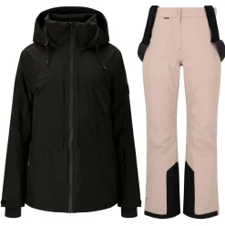 Whistler Skitøj|Skitøj-Kingland W-Pro 10.000 Skisæt Dame, black / simply taupe  Black / Simply Taupe