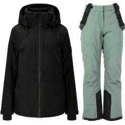 Whistler Skitøj|Skitøj-Kingland W-Pro 10.000 Skisæt Dame, black /slate grey  Black / Slate grey