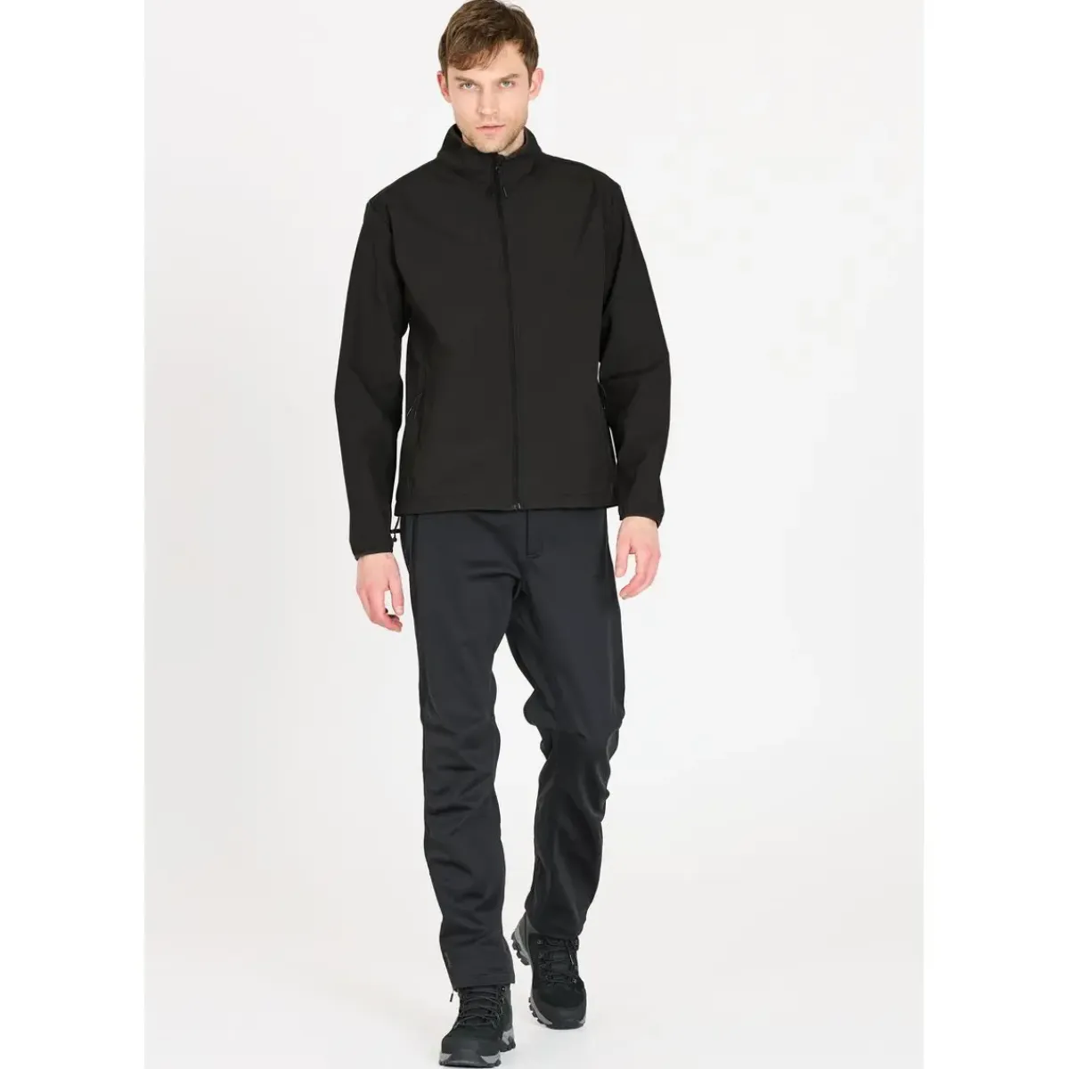 Whistler Beklædning|Outdoortøj-Lango Softshell Jakke Herre 1001 Black