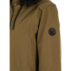 Whistler Vintertøj|Outdoortøj-Nala Melange Parka Vinterjakke Dame, olive 3123 Dark Olive