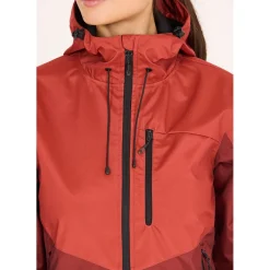Whistler Beklædning|Outdoortøj-Rosea W-Pro 8000 Softshell Jakke Dame, madder brown 4174 Madder Brown