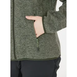 Whistler Beklædning|Vintertøj-Samani Fleecetrøje Dame, grøn  3056A  Agave Green