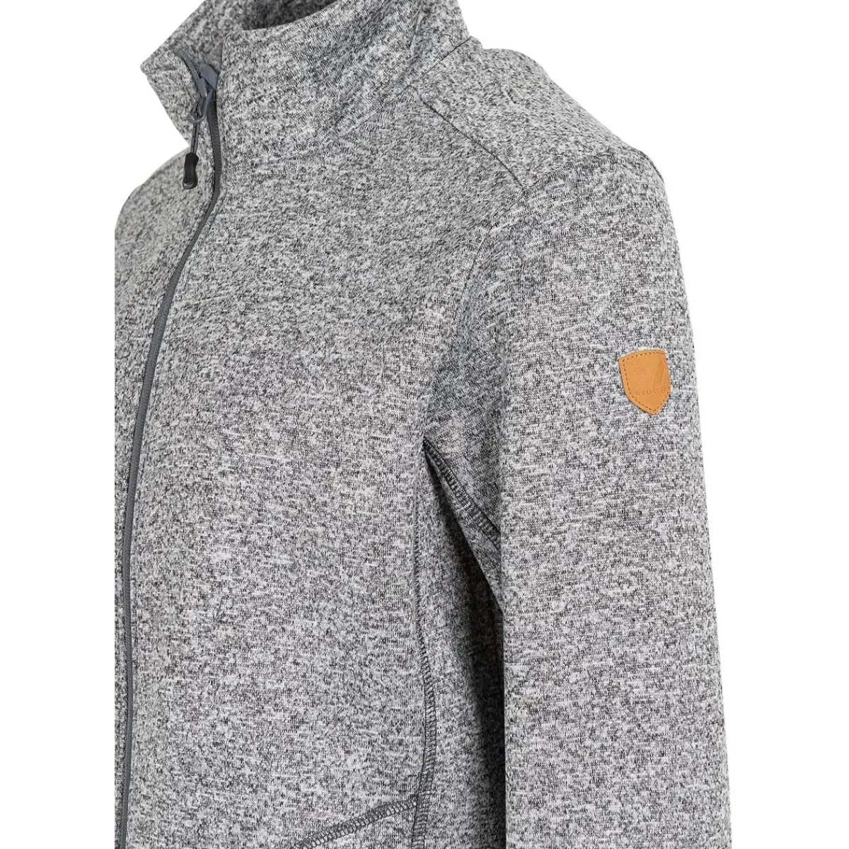 Whistler Vintertøj|Beklædning-Samani Fleecetrøje Dame, lysegrå 1005A Light Grey Melange