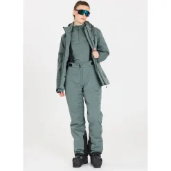 Whistler Skitøj|Vintertøj-Yarra Skibukser Dame, balsam green 3058 Balsam Green