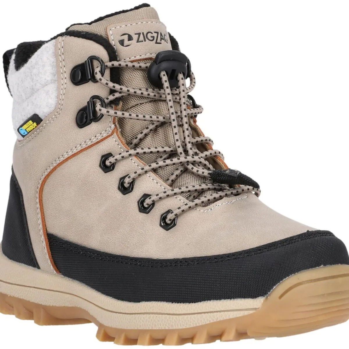 ZigZag Vinterfodtøj|Vinterstøvler-Aenaide Vandtæt Vinterstøvle Børn 2125 Tan - Beige